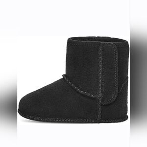 UGG Size 4-5 Unisex Black Toddler Suede Boots